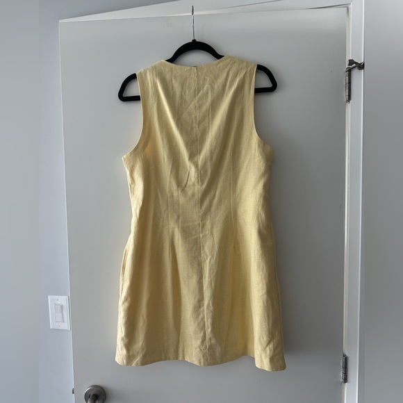 A&F Mara Linen-Blend Vest Mini Dress - size M - Picture 4 of 6